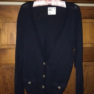 Navy cardigan